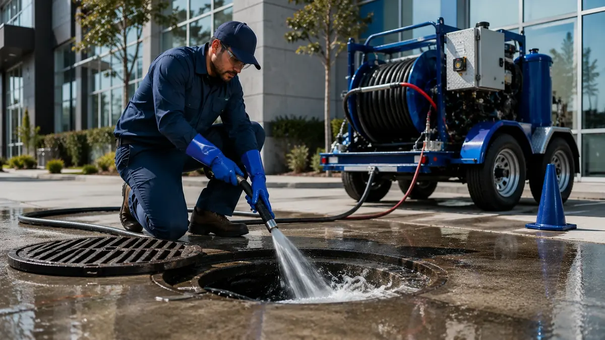 Commercial Hydro Jet Drain Cleaning in El Monte