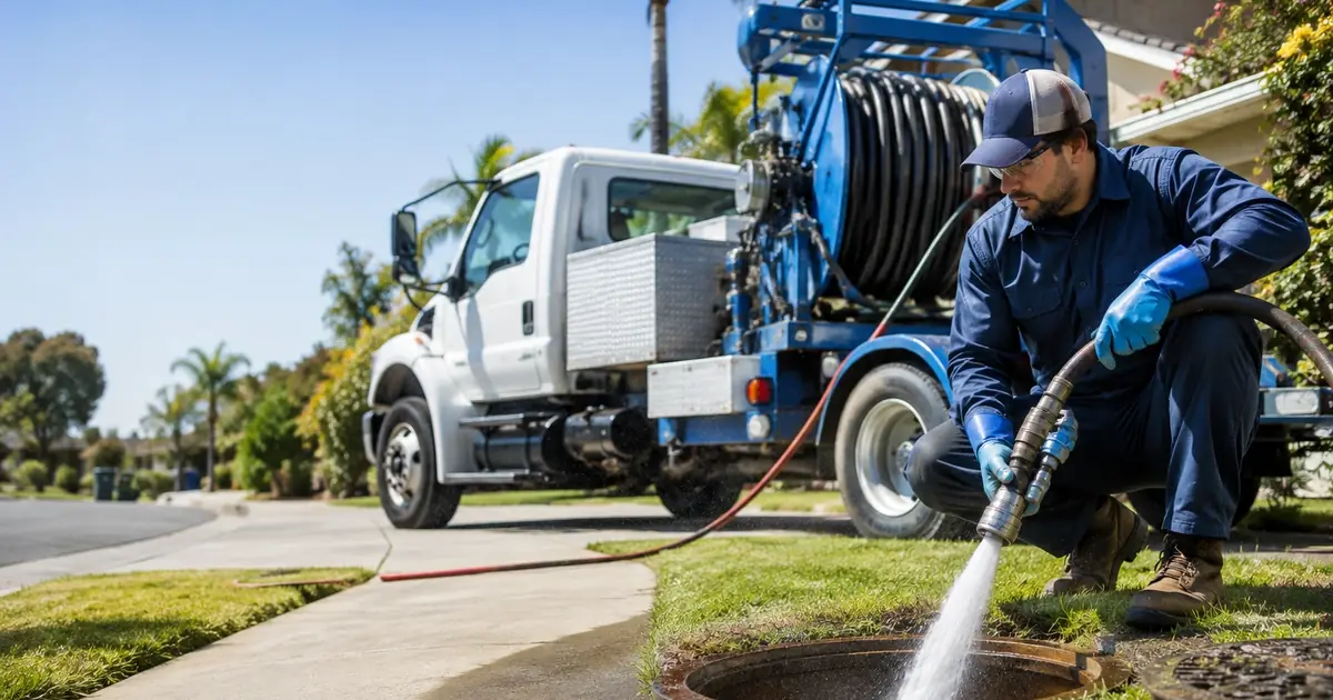 Hydro jet sewer cleaning El Monte