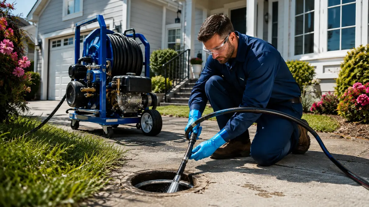 Residential Hydro Jet Drain Cleaning in El Monte