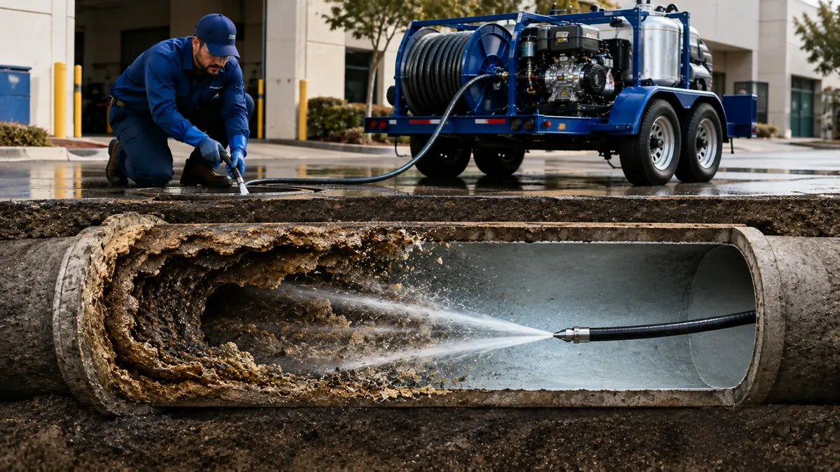 Sewer Pipe Descaling in El Monte
